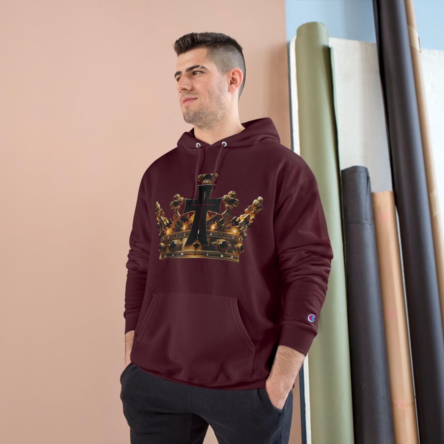 Sudadera con capucha de campeón