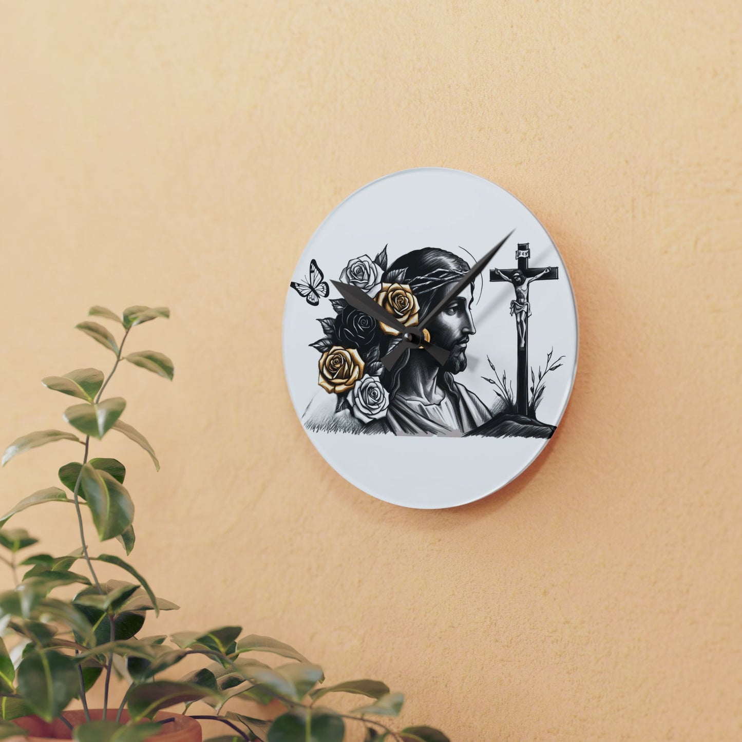 Faith Based Acrylic Wall Clock