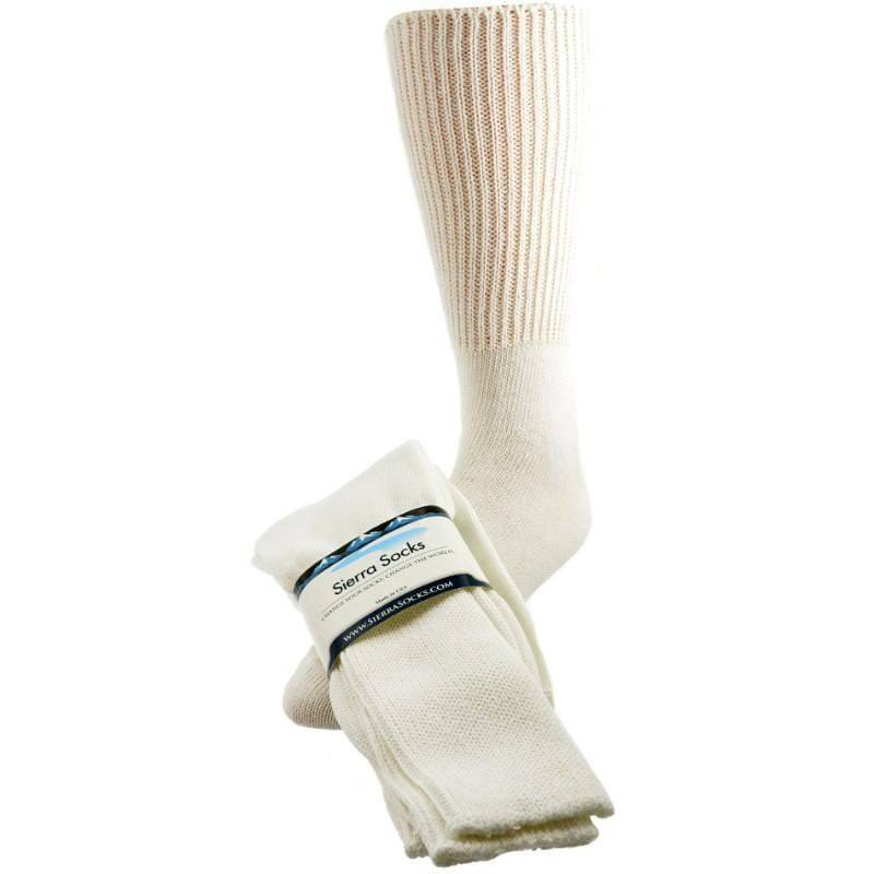 Women's Extra Wide Calf - Cotton Crew Socks, Non-Binding Crew Socks