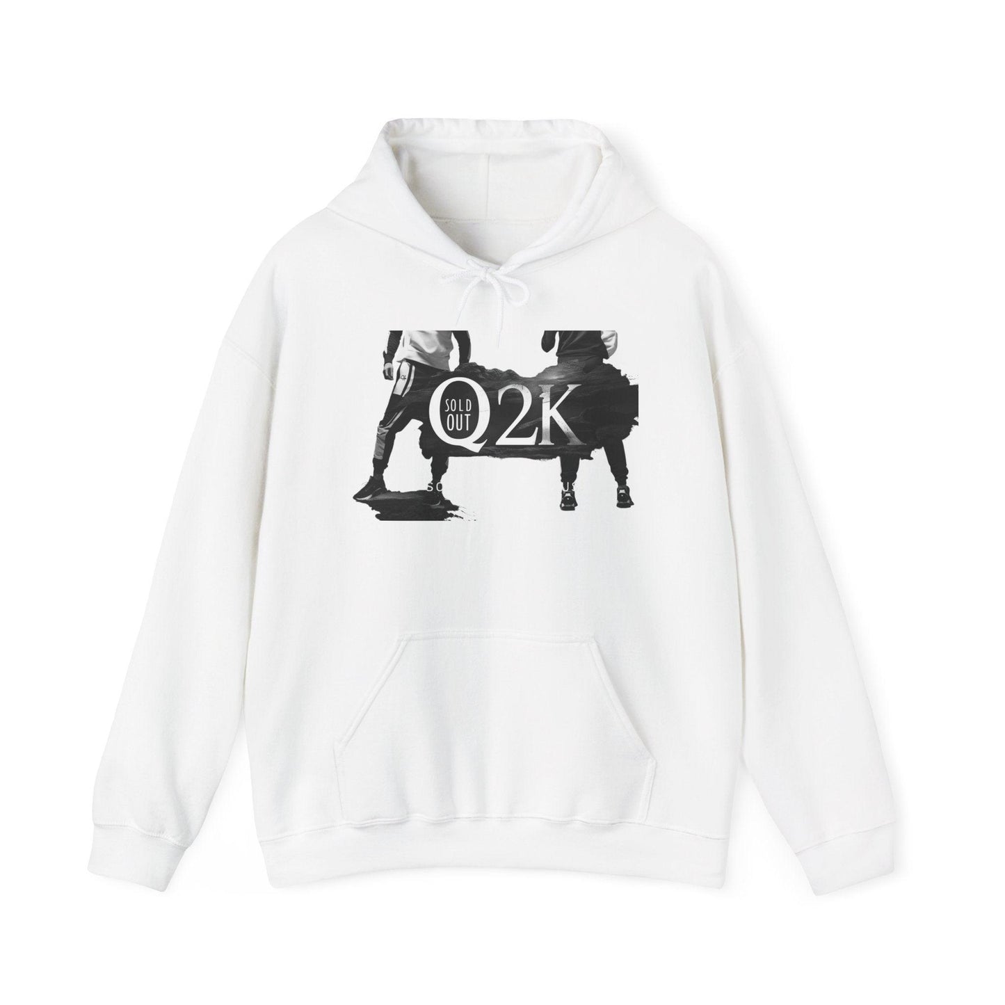 Hooded Sweatshirt - Q2k Inc Crown Logo Design