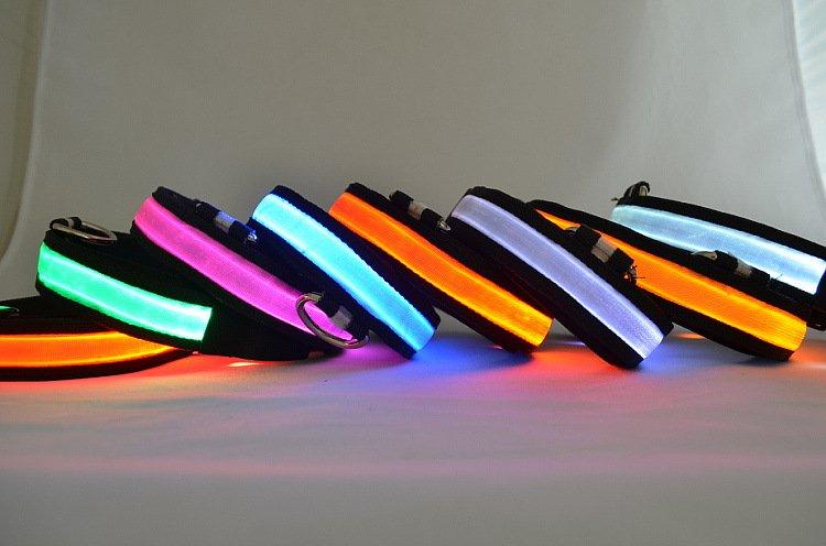 Collar para perros con luz LED