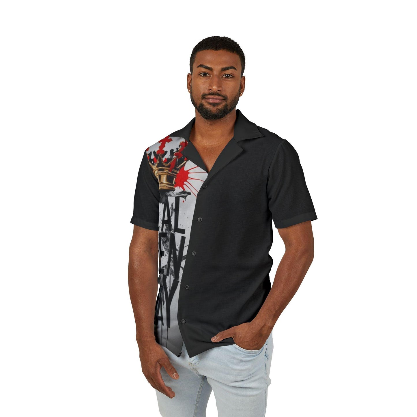 Men's Hawaiian Camp Shirt (AOP)