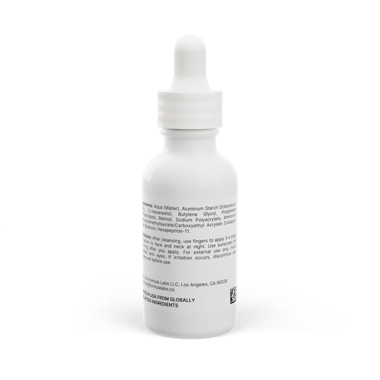 Suero facial con retinol y péptidos, 1 oz