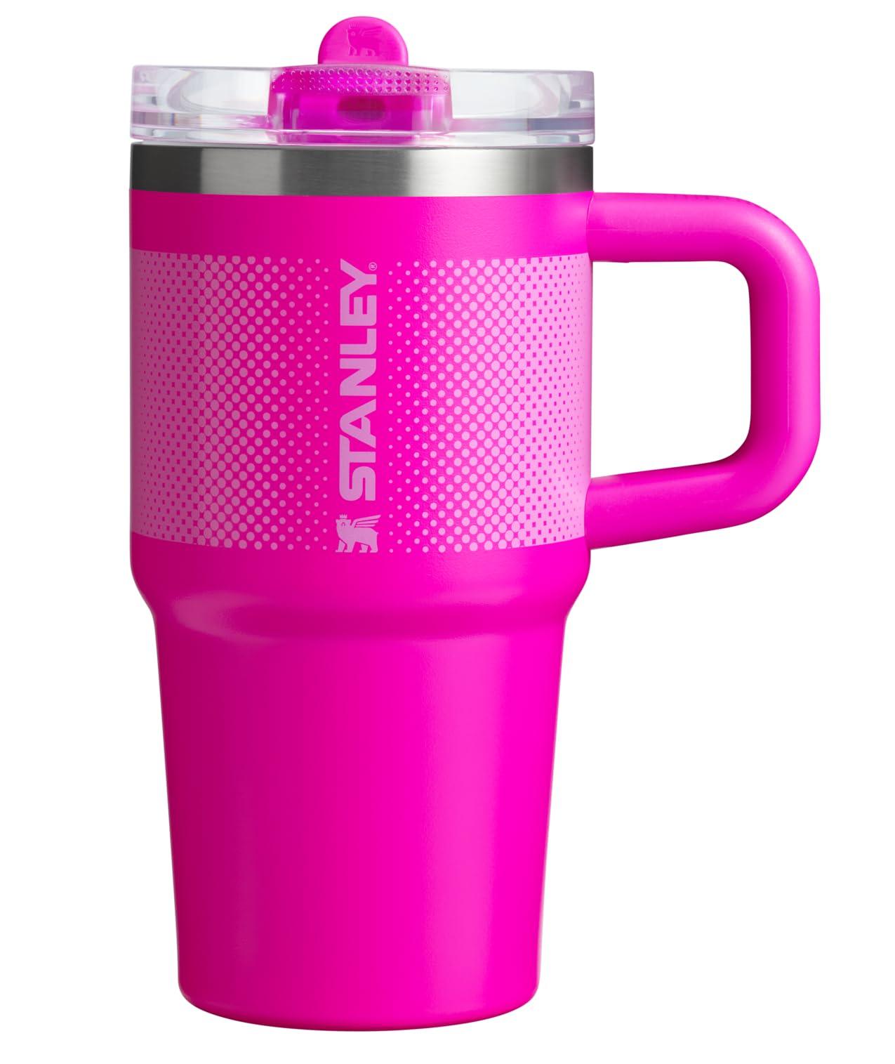 Stanley Quencher ProTour Flip Straw Tumbler with Leakproof Lid 30 oz | Built-In Straw & Handle | Cupholder Compatible for Travel | Insulated Stainless Steel Cup | BPA-Free | Vivid Violet Fade