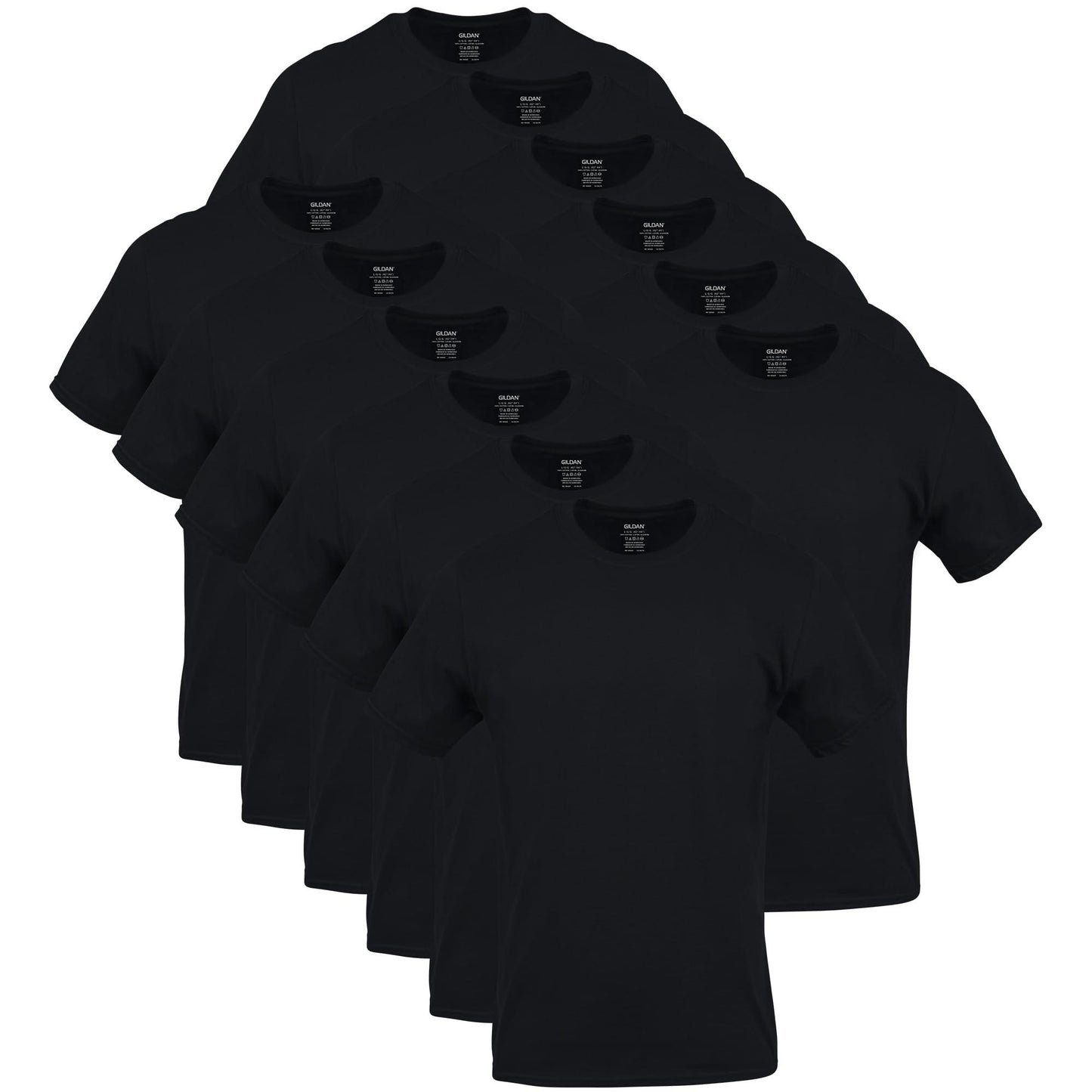 Pack de varias camisetas de cuello redondo para hombre de Gildan, estilo G1100 