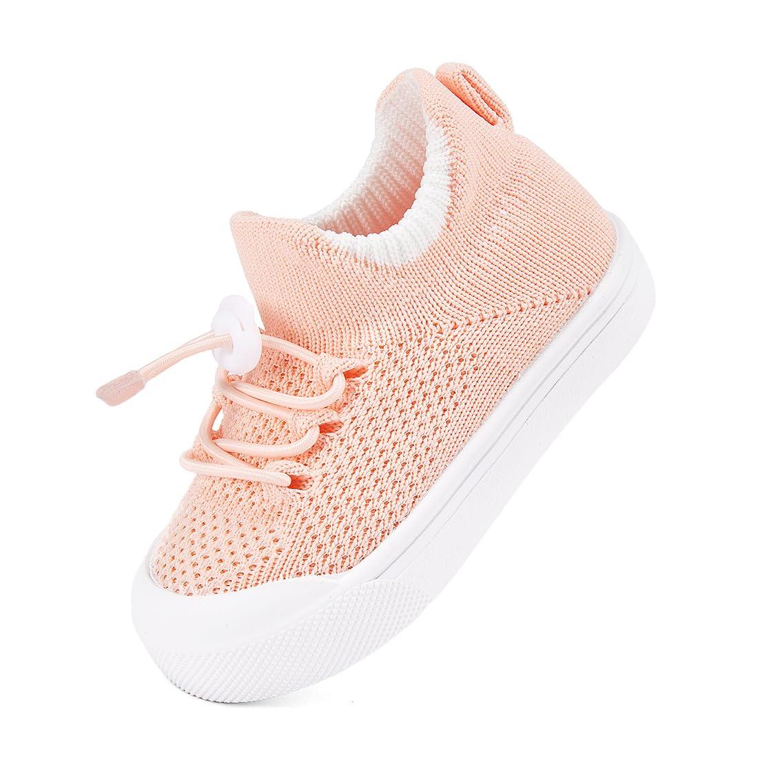 BMCiTYBM Baby Sneakers Girls Boys Lightweight Breathable Mesh First Walkers Shoes 6-24 Months