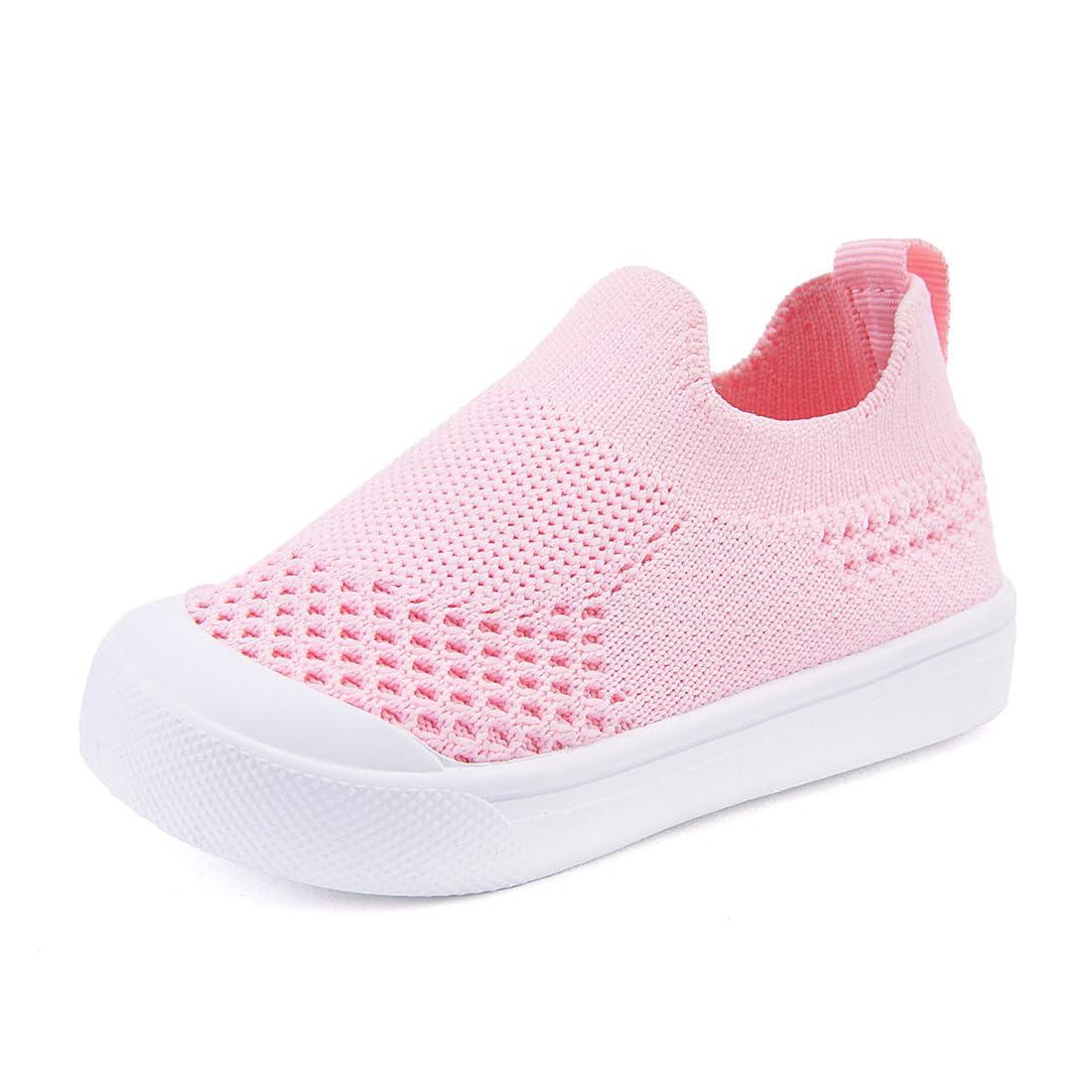 BMCiTYBM Baby Sneakers Girls Boys Lightweight Breathable Mesh First Walkers Shoes 6-24 Months