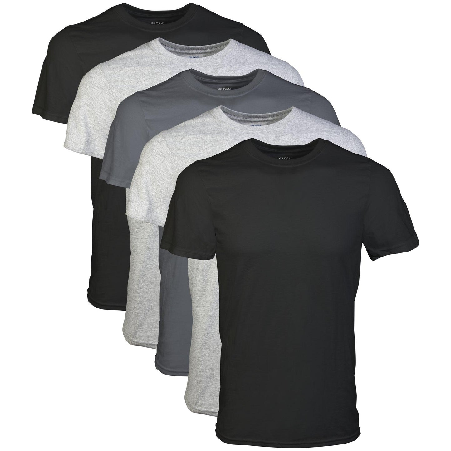 Pack de varias camisetas de cuello redondo para hombre de Gildan, estilo G1100 