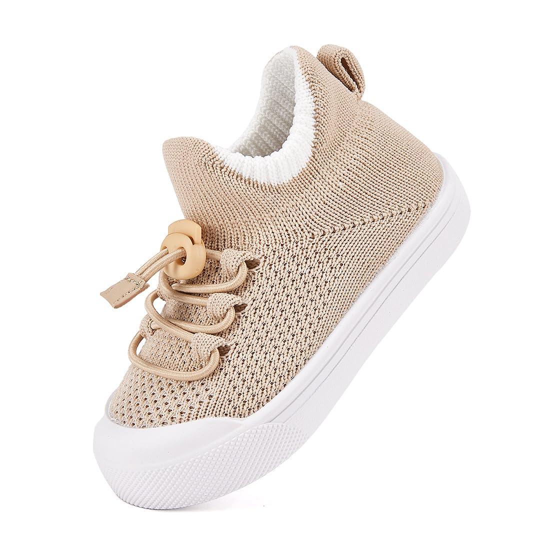 BMCiTYBM Baby Sneakers Girls Boys Lightweight Breathable Mesh First Walkers Shoes 6-24 Months