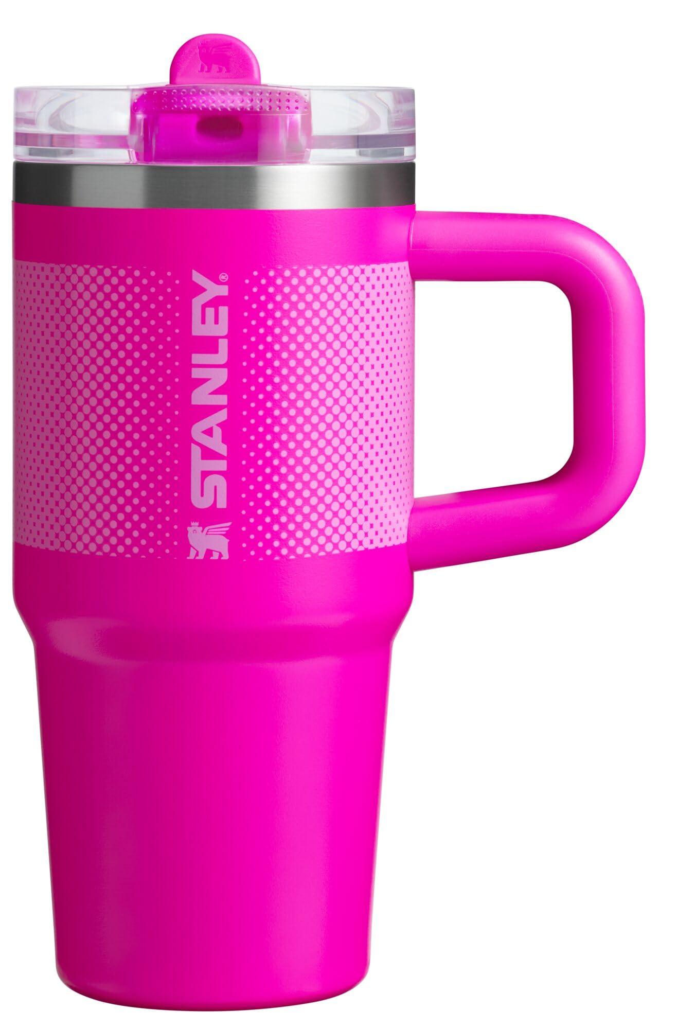 Stanley Quencher ProTour Flip Straw Tumbler with Leakproof Lid 30 oz | Built-In Straw & Handle | Cupholder Compatible for Travel | Insulated Stainless Steel Cup | BPA-Free | Vivid Violet Fade