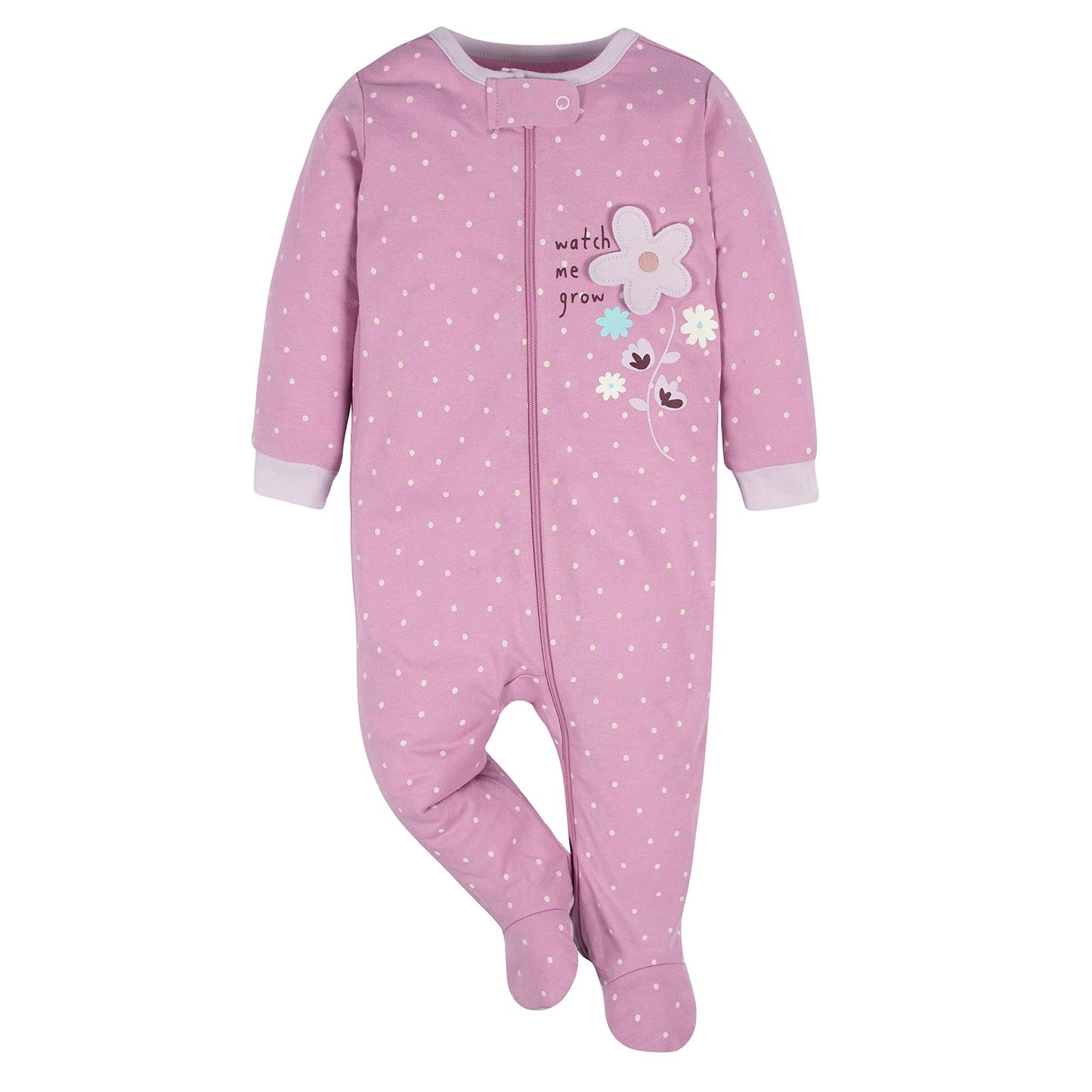 Gerber Baby Girls' 4 Pack Sleep 'N Play Footie