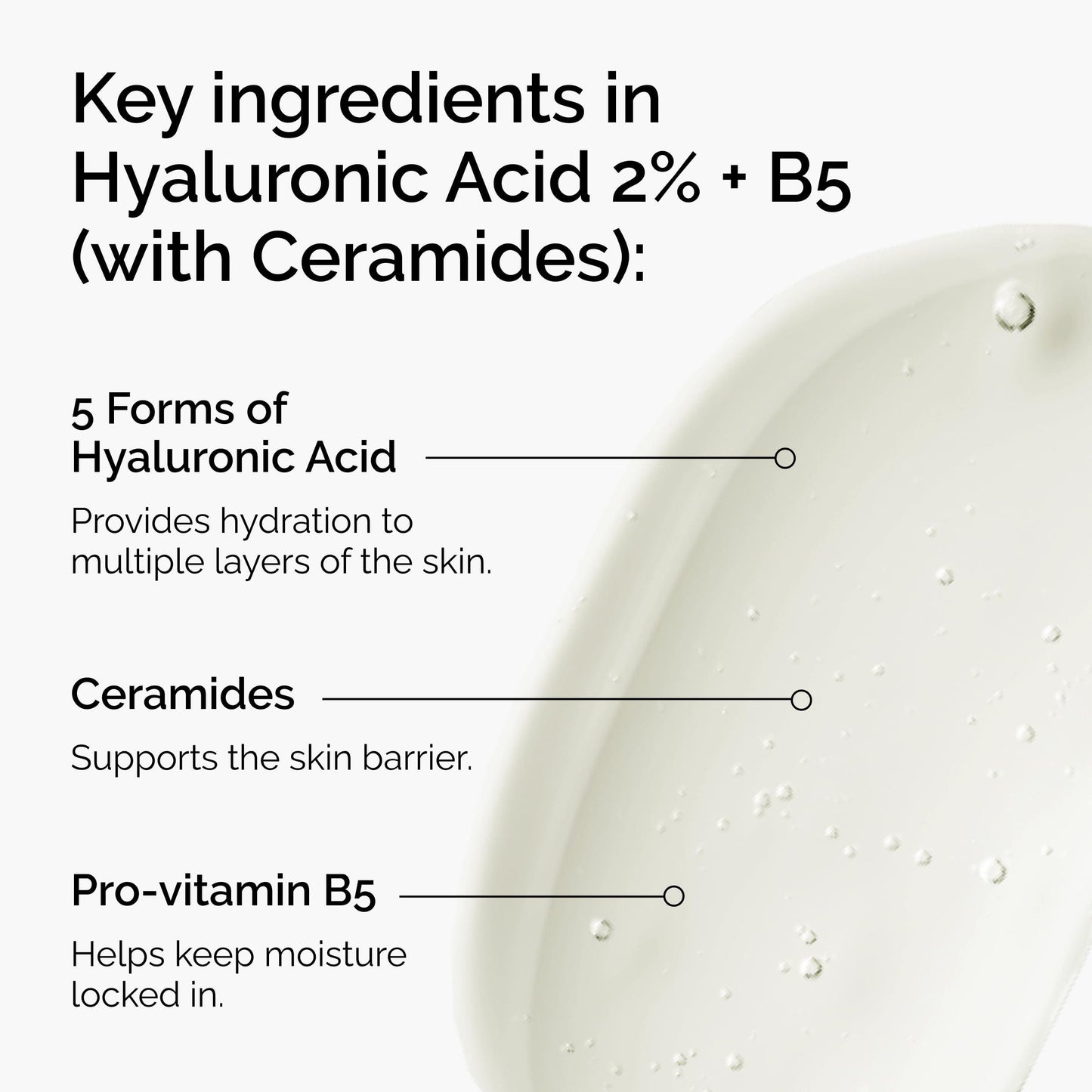 The Ordinary Hyaluronic Acid 2% + B5, Multi-Depth Hydration Serum for Plumper, Smoother Skin