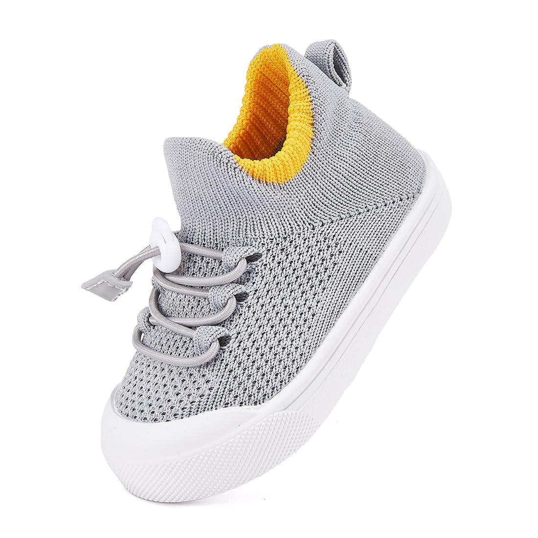 BMCiTYBM Baby Sneakers Girls Boys Lightweight Breathable Mesh First Walkers Shoes 6-24 Months