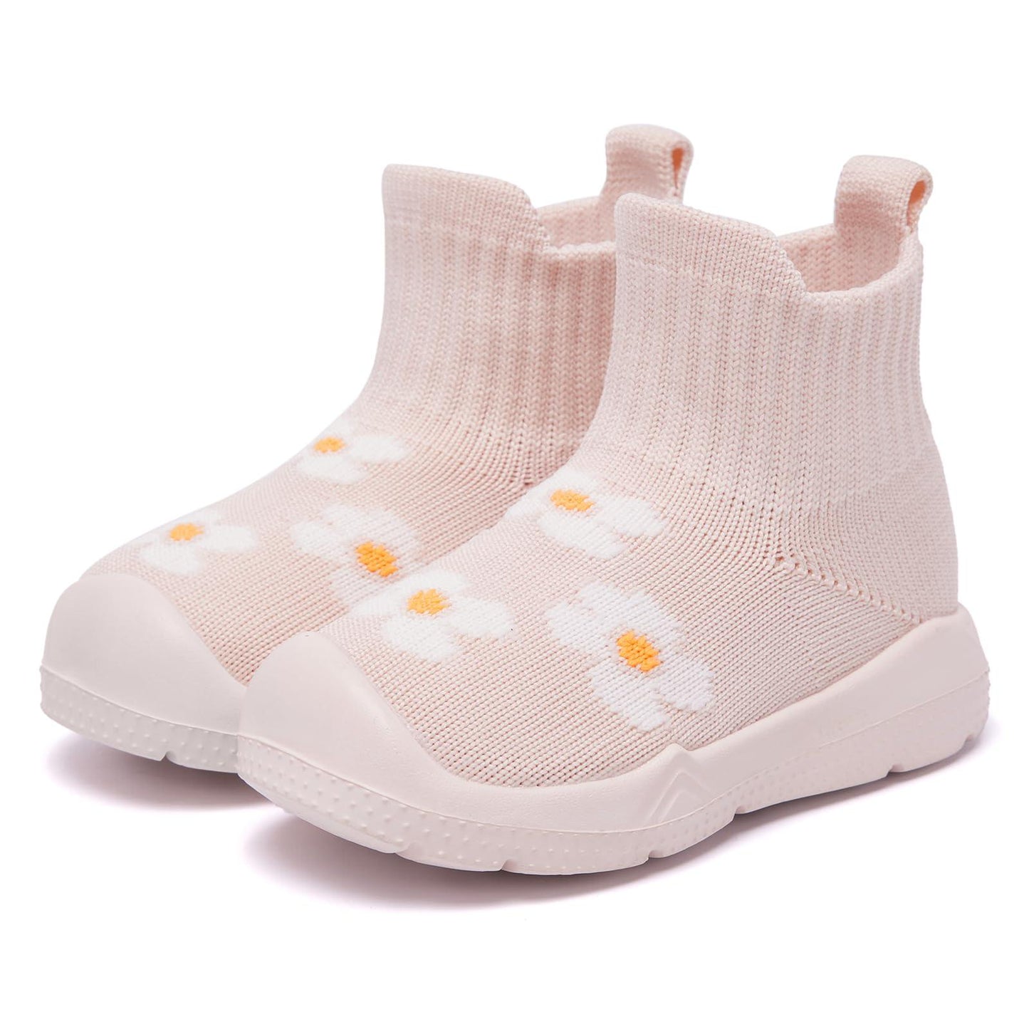 MORENDL Zapatos tipo calcetín para niños pequeños Zapatos para caminar para bebés Zapatillas para bebés Zapatillas antideslizantes para niños y niñas 