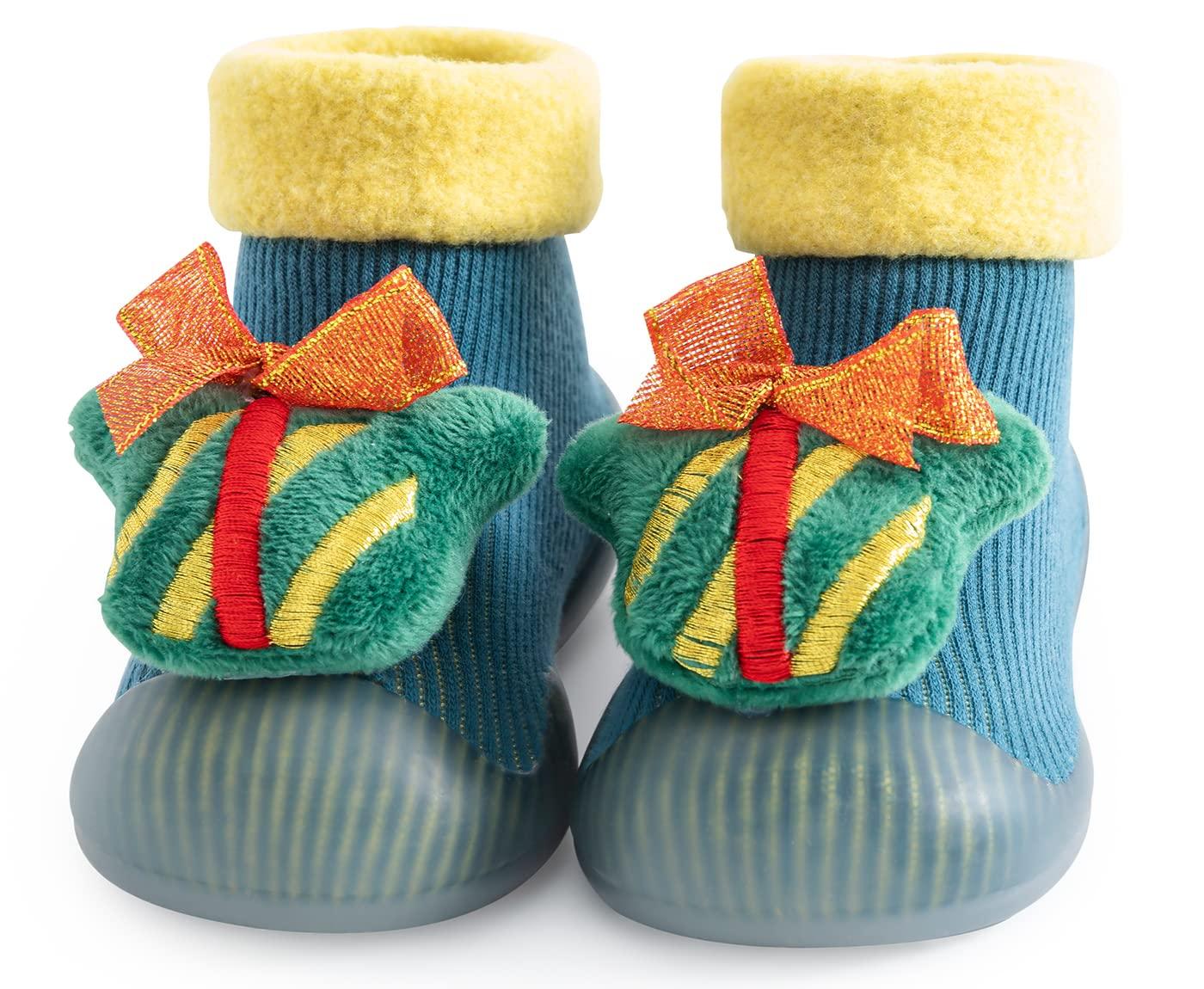 Baby Sock Shoes Boys Girls First Walking Shoes Non-Slip Slippers Soft Sole Sneakers Toddler Infant Babygirl