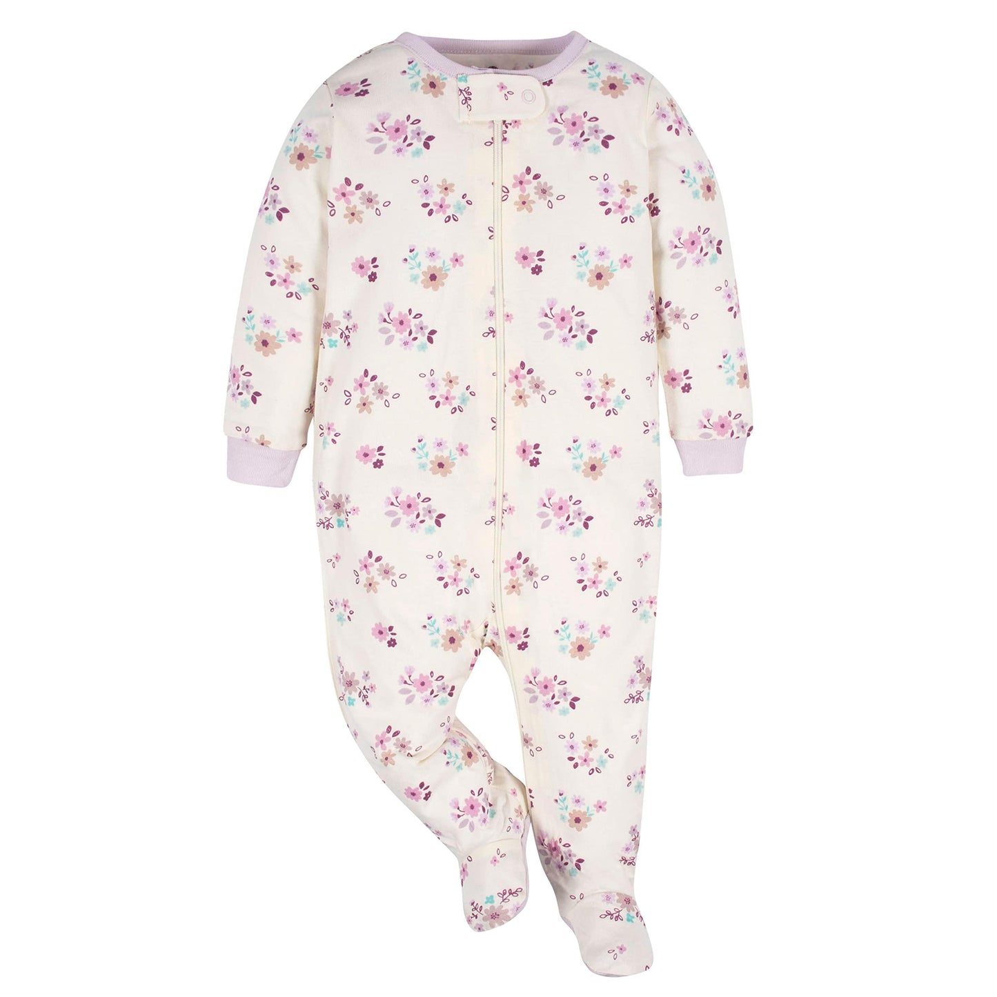 Gerber Baby Girls' 4 Pack Sleep 'N Play Footie