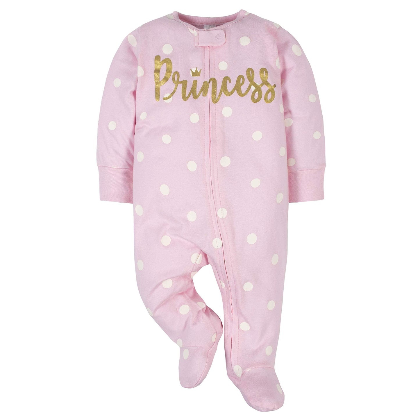 Gerber Baby Girls' 4 Pack Sleep 'N Play Footie