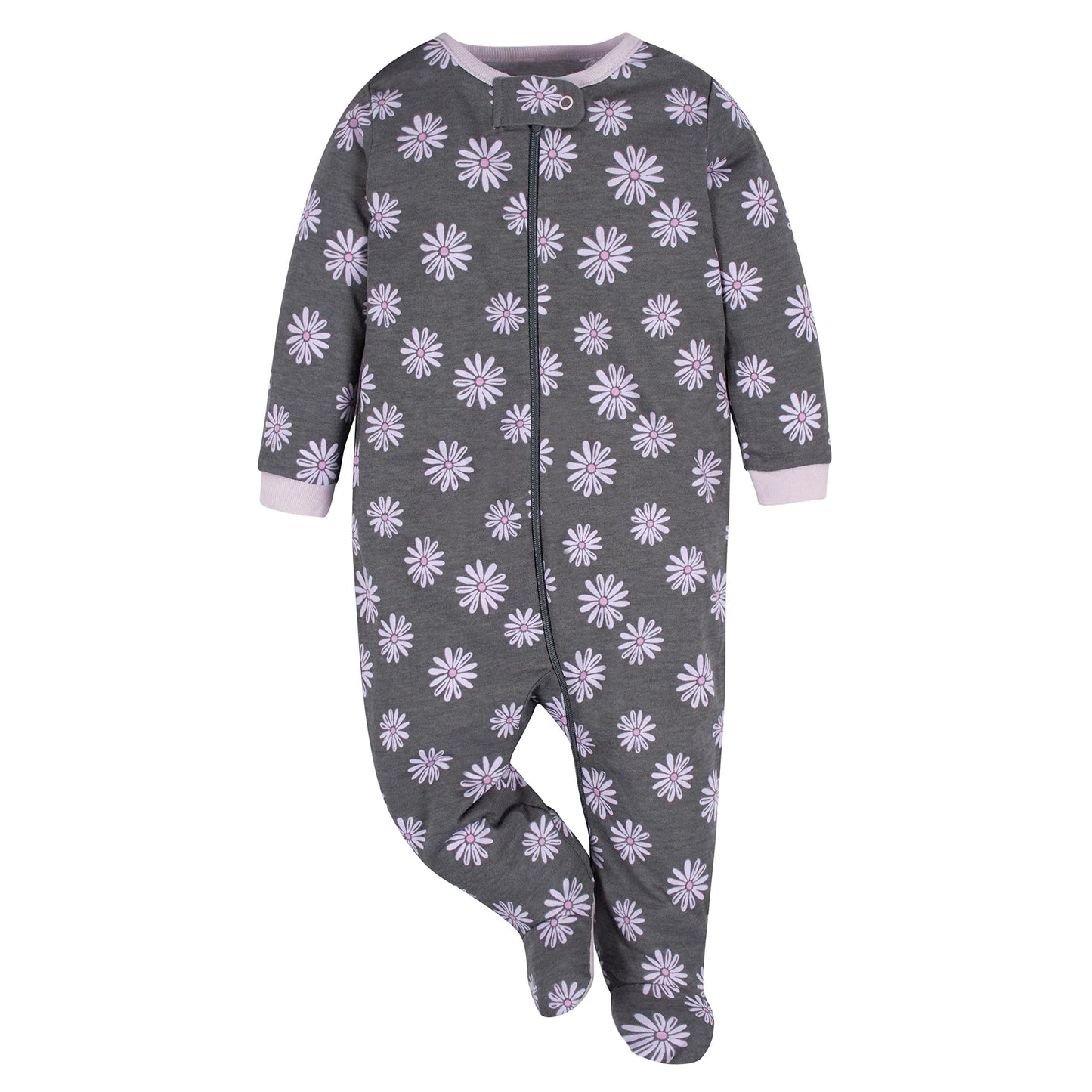 Gerber Baby Girls' 4 Pack Sleep 'N Play Footie