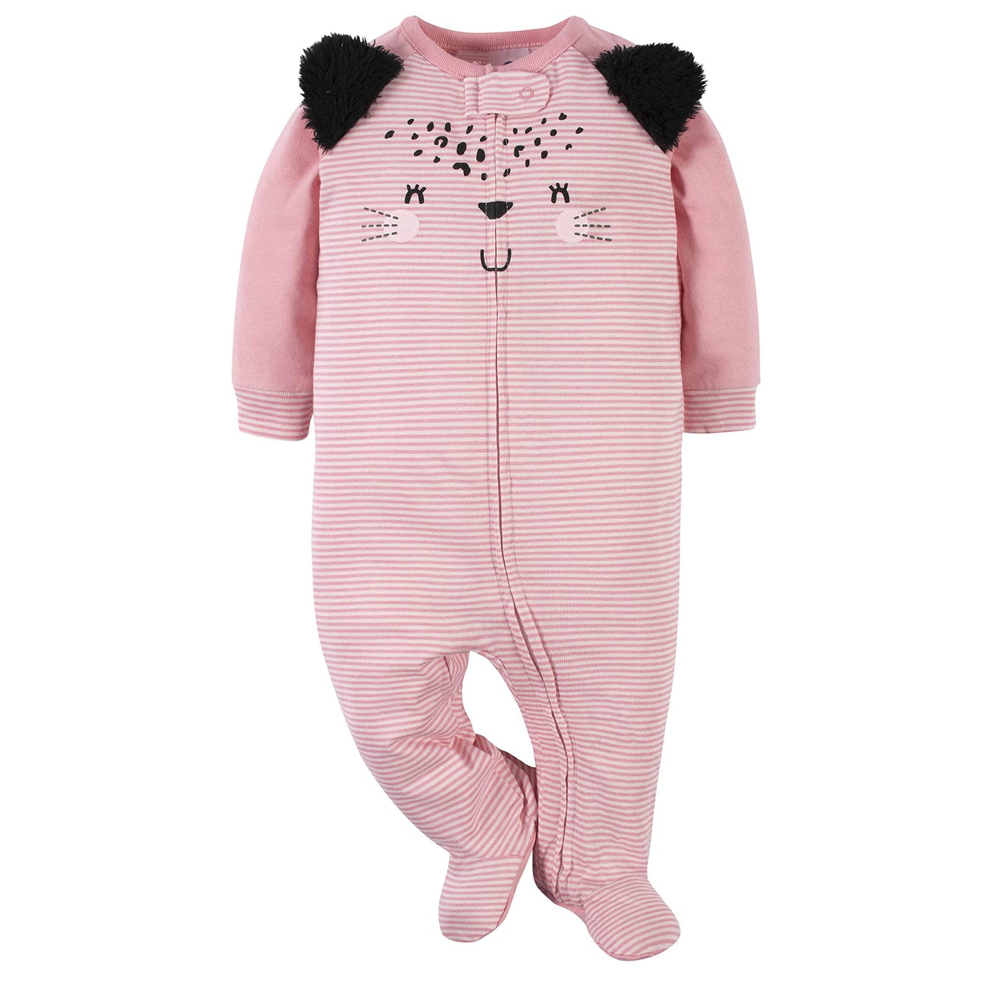 Gerber Baby Girls' 4 Pack Sleep 'N Play Footie