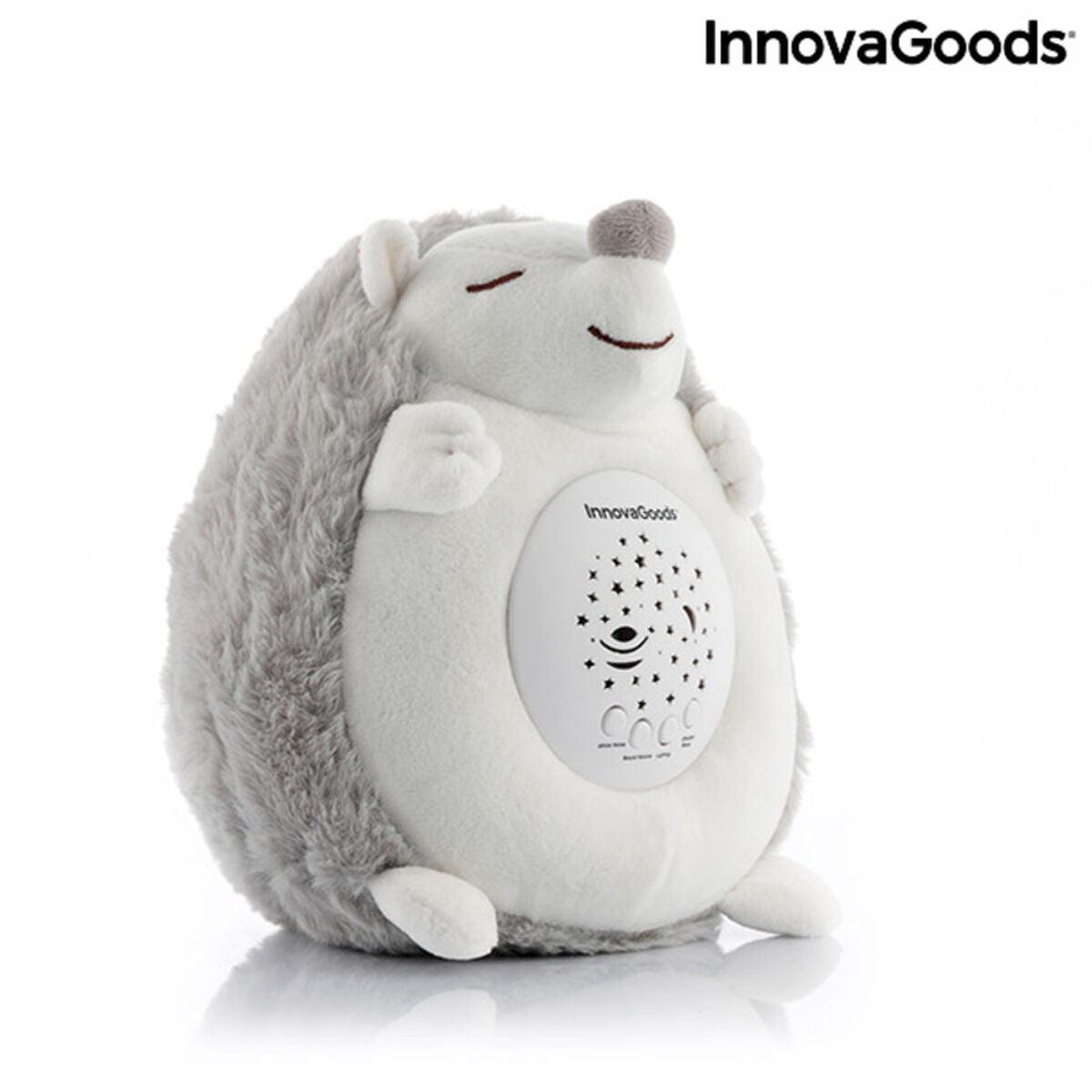 Hedgehog Soft Toy with White Noise and Nightlight Projector Spikey