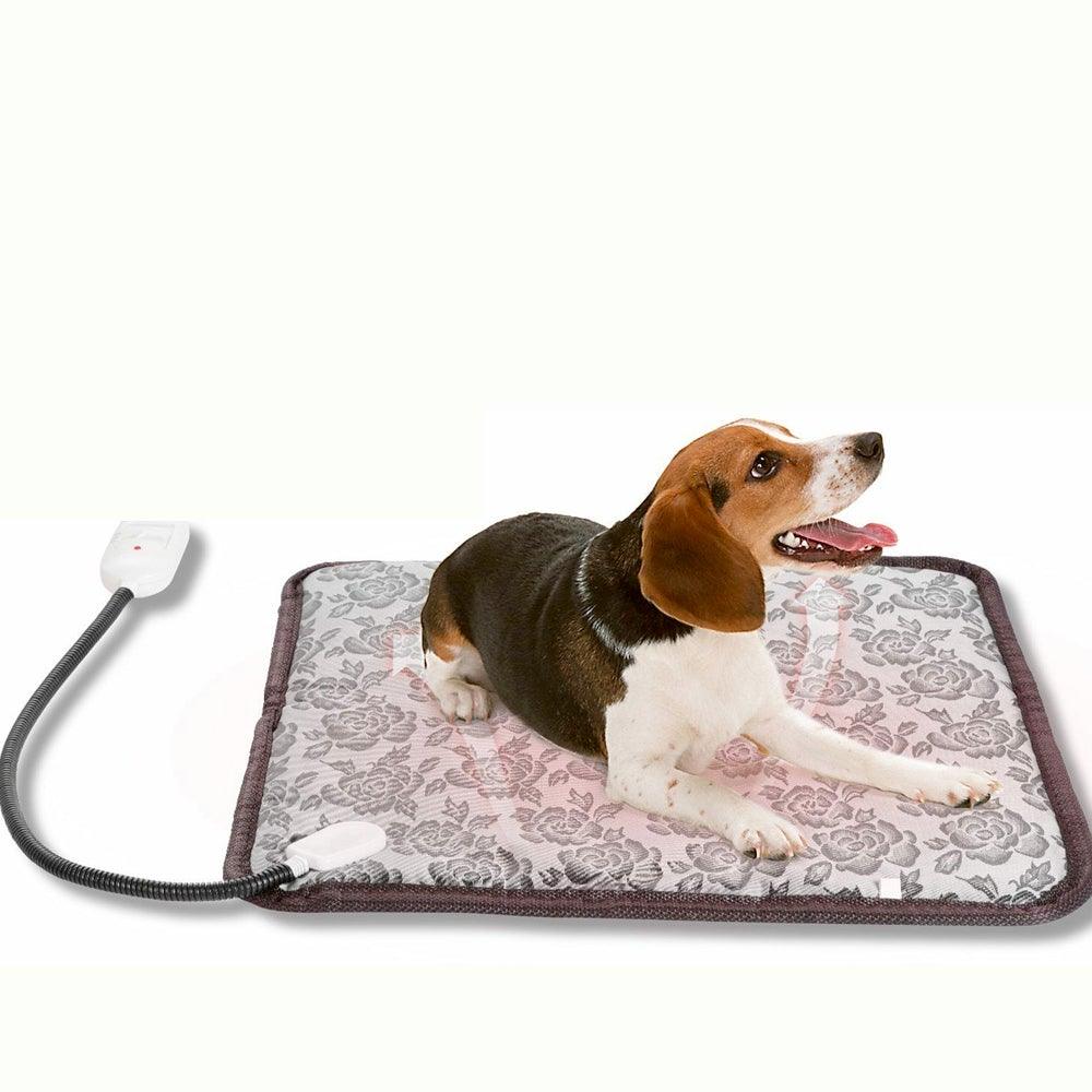 Almohadilla térmica impermeable para cama de mascotas con ajuste ajustable