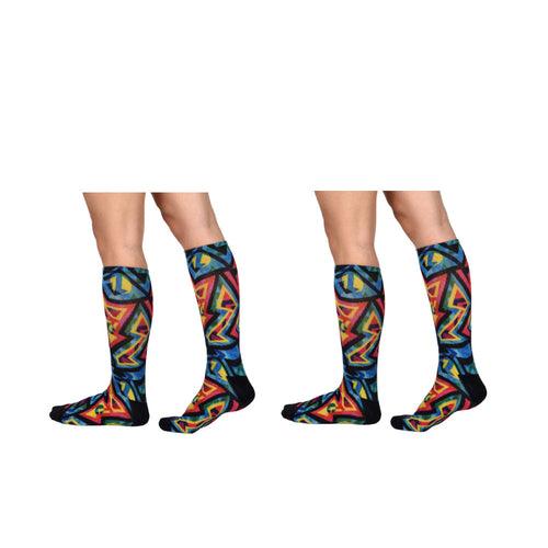 Sierra Socks - Get Funky Pattern CoolMax Socks, Nature Collection for