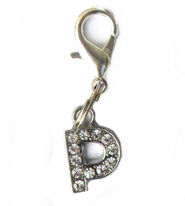 A-Z Crystal Letter Pet Charms