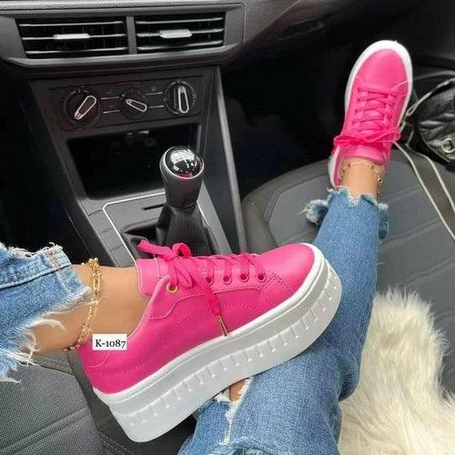 Flat Womens Sneakers Casual Platform Women's Shoes