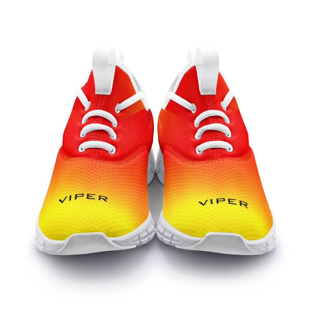 ZAPATOS VIPER ESTILO 54TF Abstracto Rojo y Amarillo Unisex Ligero