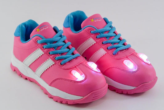 Zapatos con luces altas para niñas 