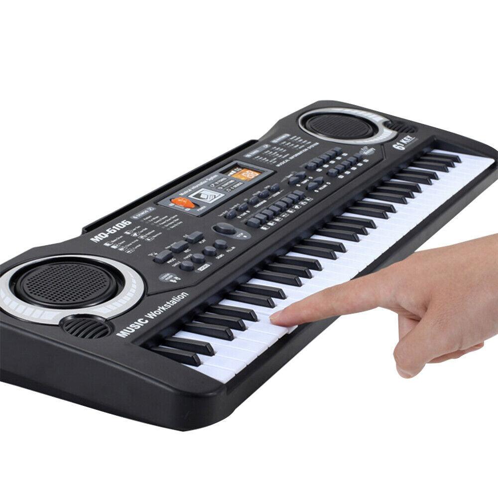 Teclado electrónico musical portátil para niños