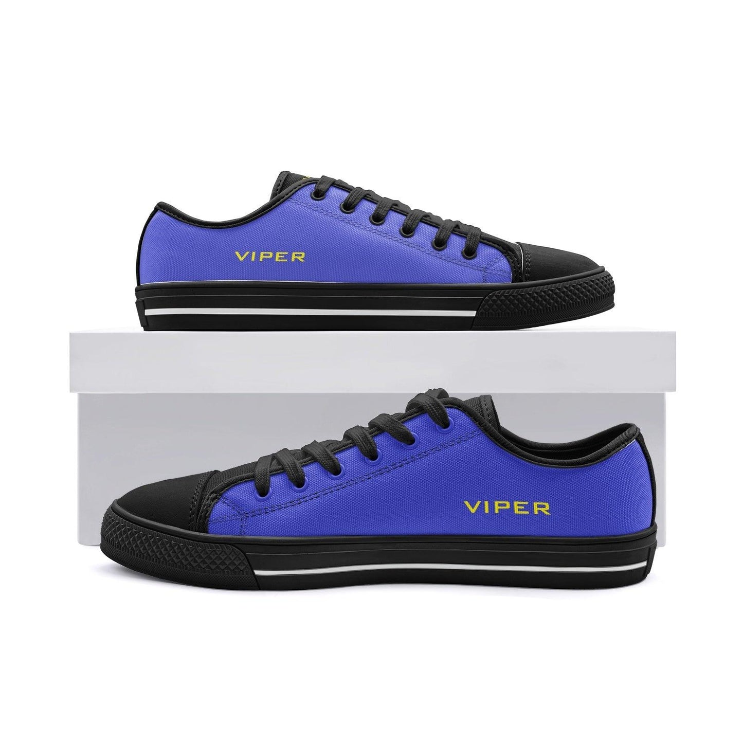 VIPER SHOES STYLE 54TT Low Top Royal Blue Canvas Shoes