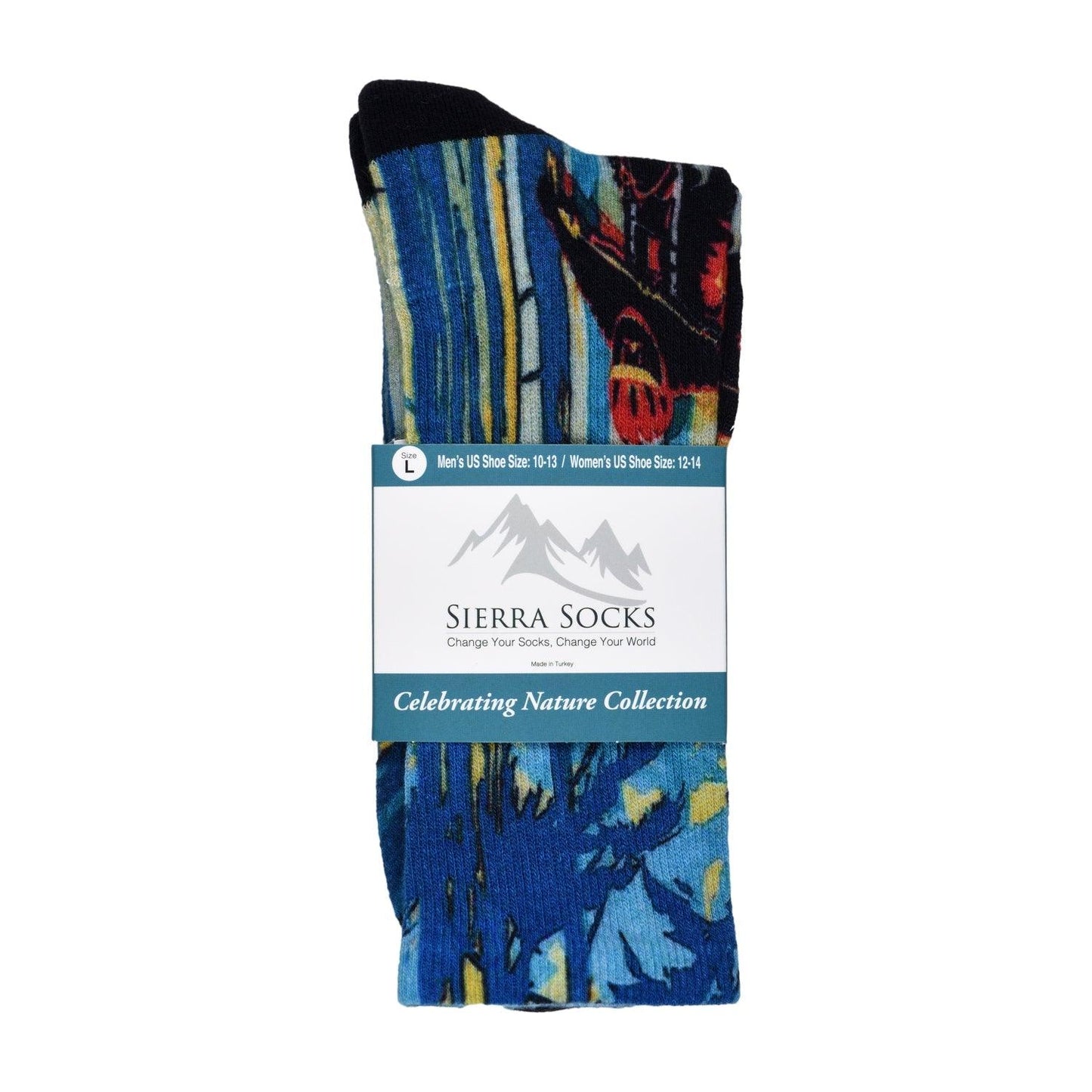 Calcetines Sierra Socks Forest Biker Pattern CoolMax, Colección Nature para